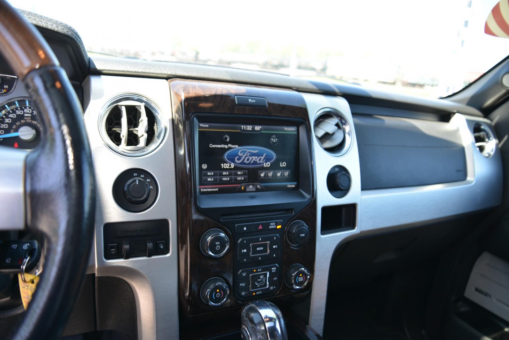 2013 Kodiak Brown /Brown leather Ford F-150 Platinum SuperCrew 6.5-ft. Bed 4WD (1FTFW1ET9DF) with an 3.5 Ecocoost Twin Turbo V6 engine, 6 speed automatic transmission, located at 4562 State Avenue, Billings, MT, 59101, (406) 896-9833, 45.769516, -108.526772 - 2013 Ford F150 Platinum Supercrew 6.5 Bed 4WD 3.5L V6 Ecoboost Twin Turbo Engine - 6 speed automatic transmission - 4WD - 147,549 miles - Inspected and serviced - copy of inspection and work performed as well as a full vehicle history report provided Platinum Edition - dual zone climate contr - Photo#21